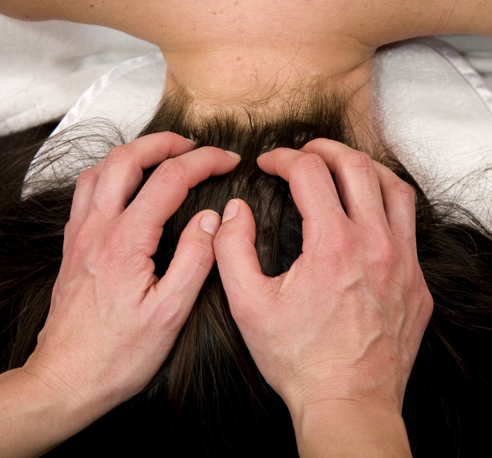 Массаж головы