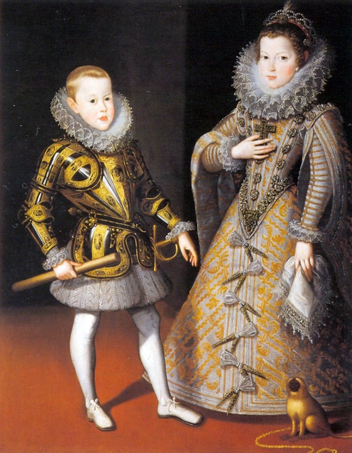 Прически Испании XVI–XVII веков