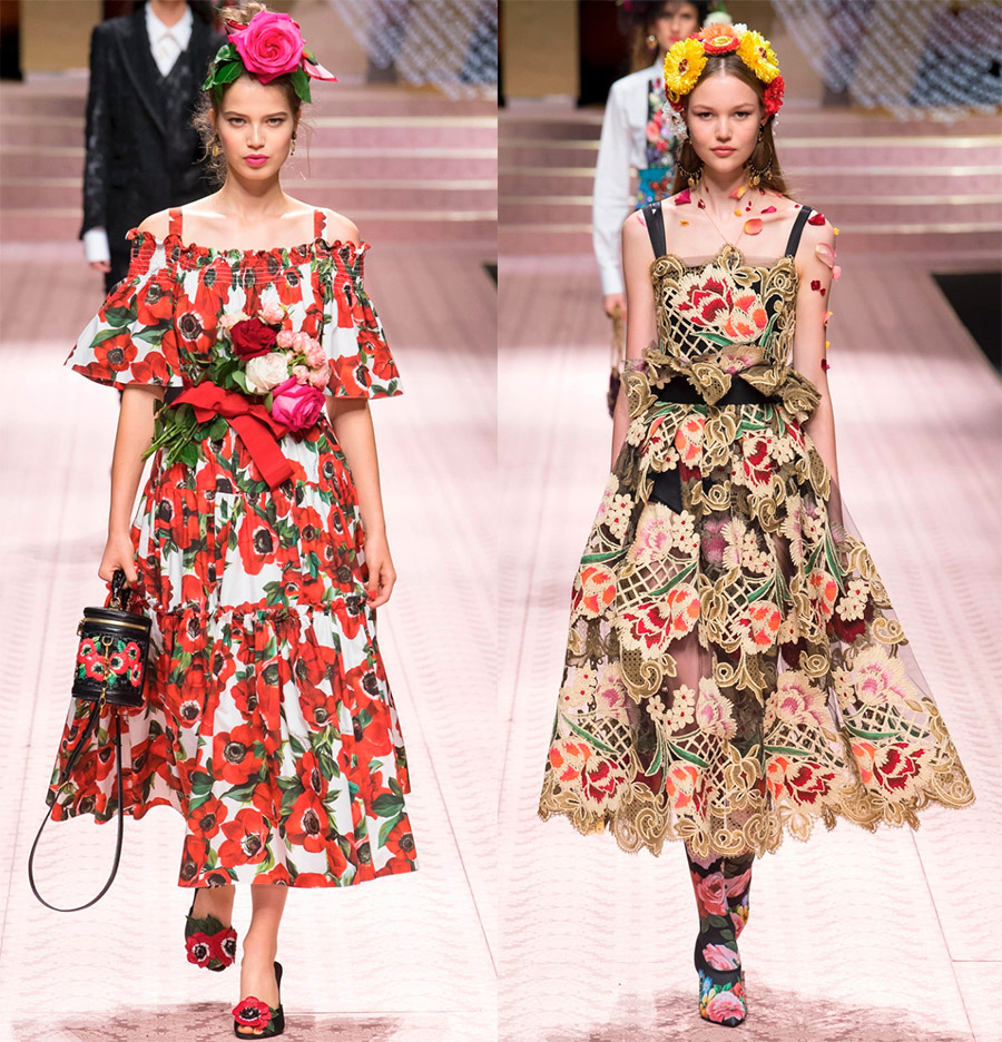 Красивые платья Dolce & Gabbana