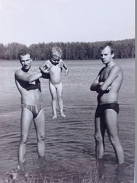 Нагиев и Климушкин в Стокгольме, начало 1990-х