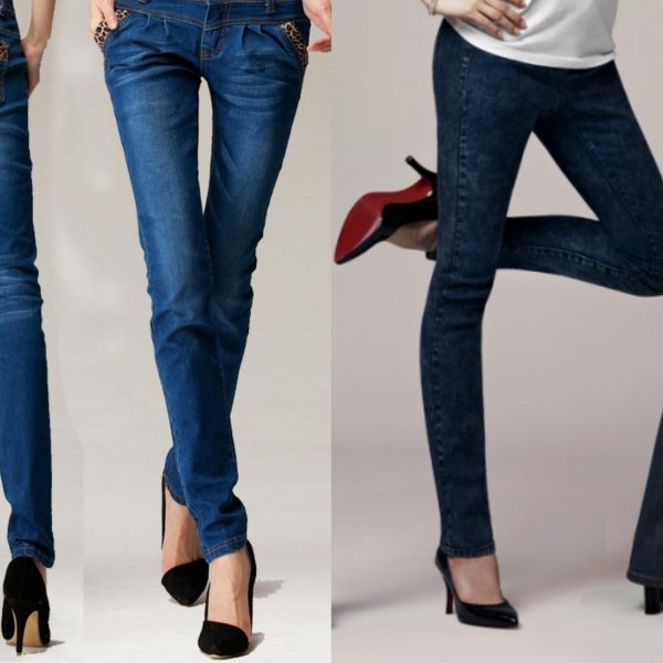 Оттенки джинсов для девушки