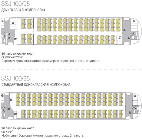 Самолет Superjet-100