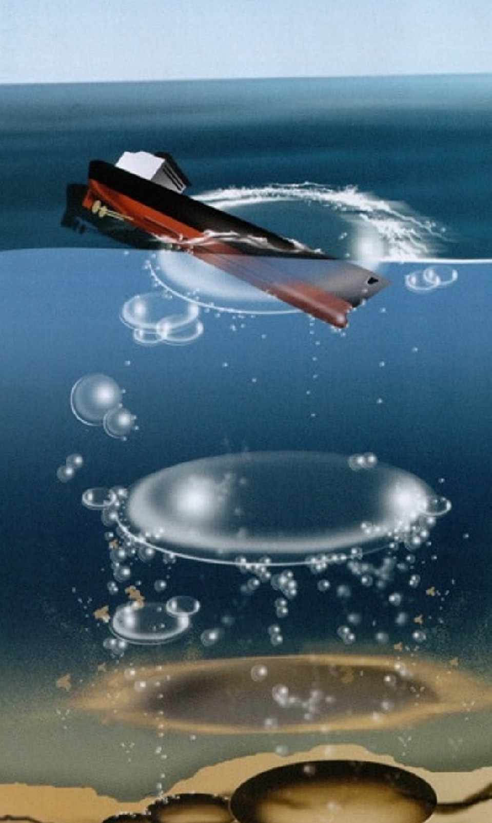 Пузыри-убийцы: могут топить корабли в Бермудском треугольнике. 