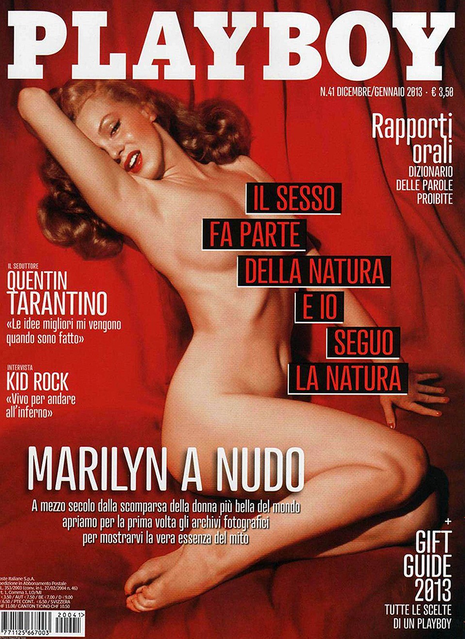 В декабре 1953 года вышел первый номер журнала Playboy тиражом 70 000 экземпляров, на обложке которого была Мэрилин Монро Фото: EAST NEWS