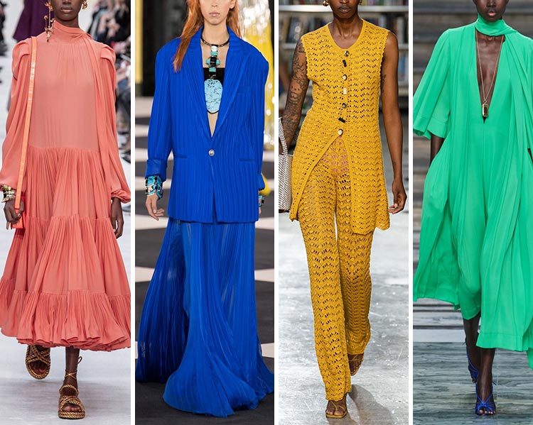 Модные цвета весна-лето 2020 в одежде