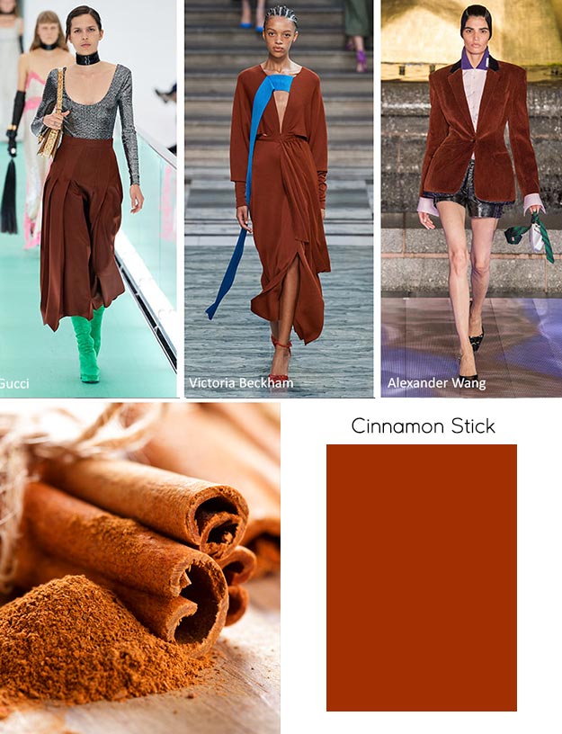 модный цвет весны лета 2020 Cinnamon Stick (Палочка корицы)