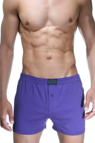 Трусы шорты семейные хлопок DA cotton boxer short purple фиолетовый цвет