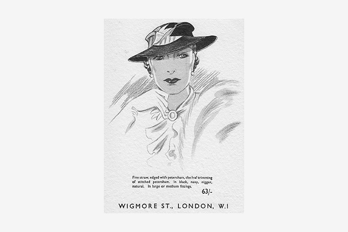 Реклама шляп. Лондон, ок. 1940