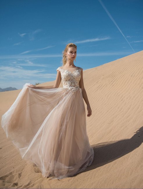 Воздушное платье невесты