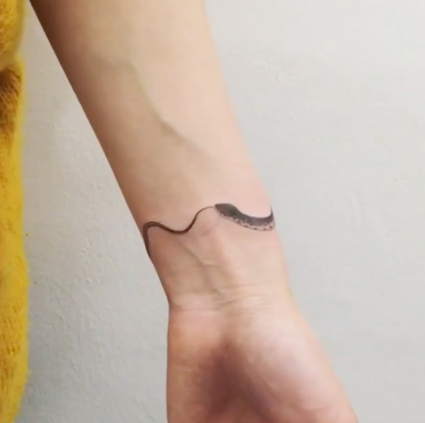 Snake Bracelet Tattoo by Hongdam