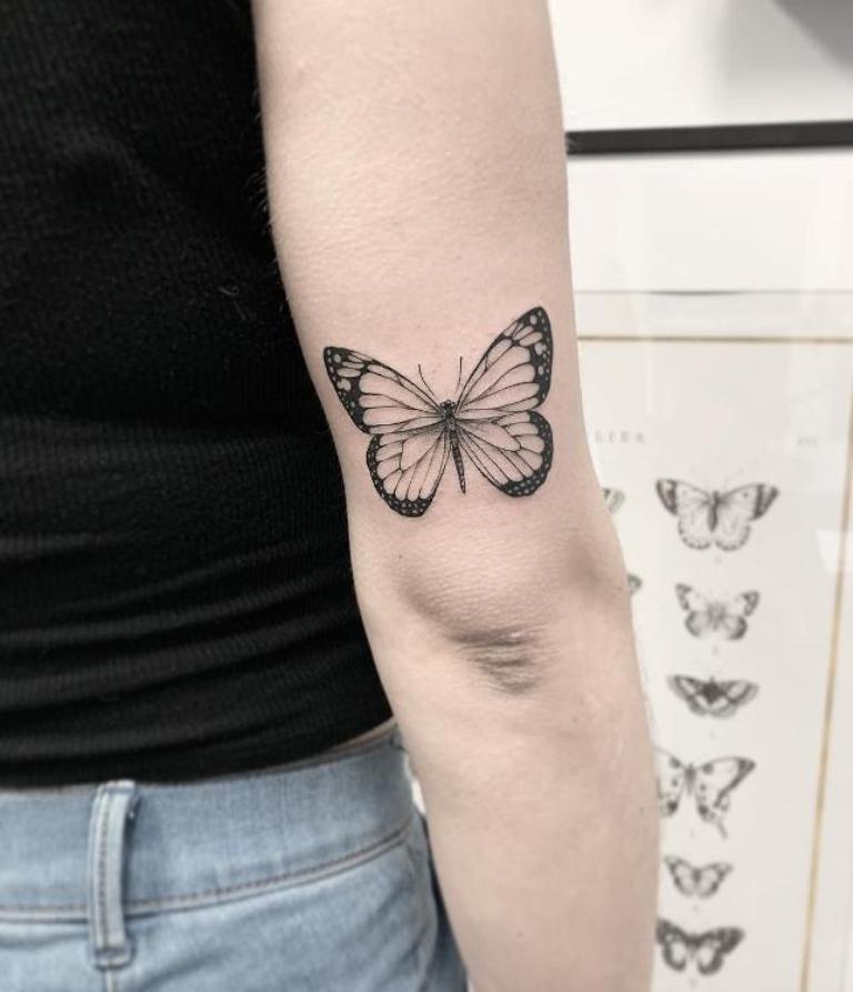 татуировки бабочек