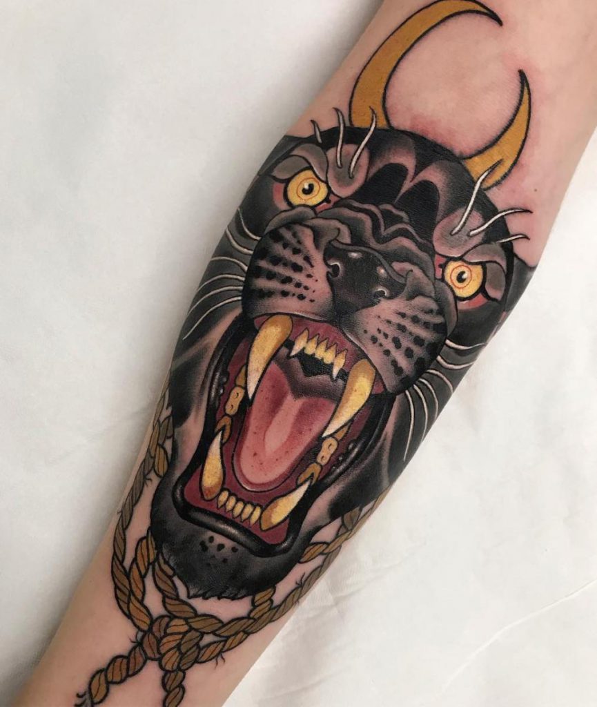 пантера эскиз