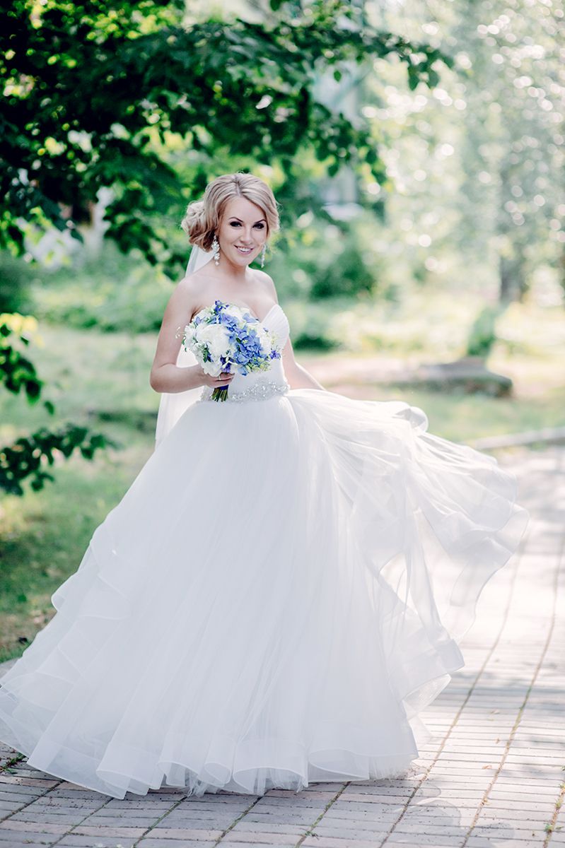 Свадебное платье девушки с Европы