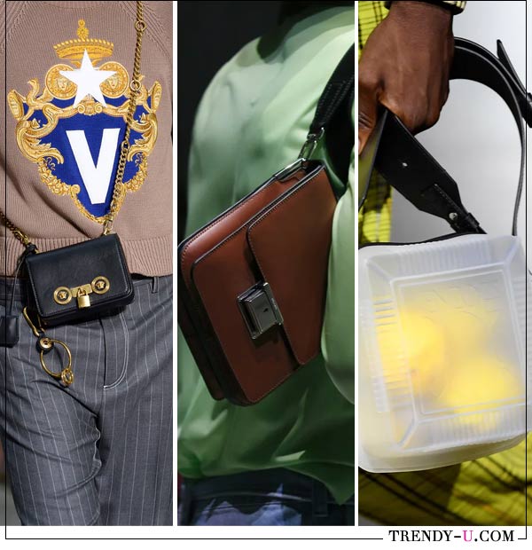 Мужские сумки от Versace, Prada и Dunhilll 2019