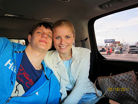 Timofey Mozgov with wife.jpg