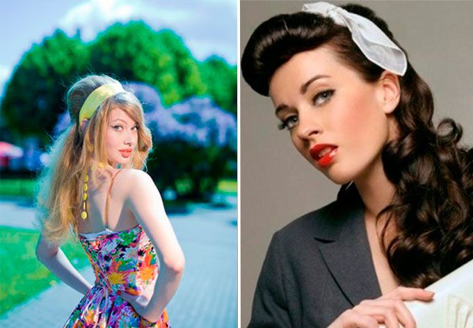 прически в стиле ретро прически в стиле ретро