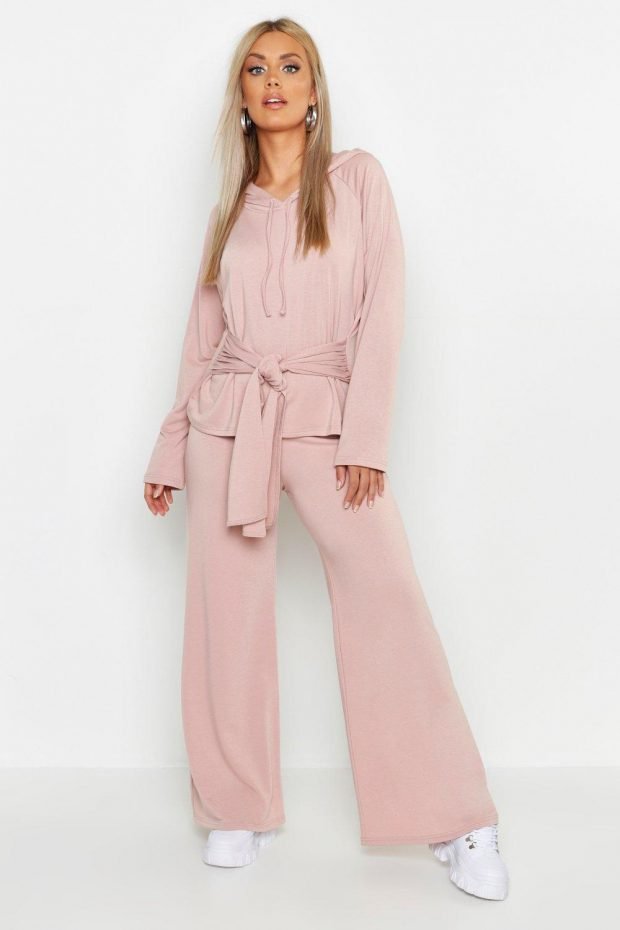 Женские брюки осень зима 2019 2020: розовые свободные