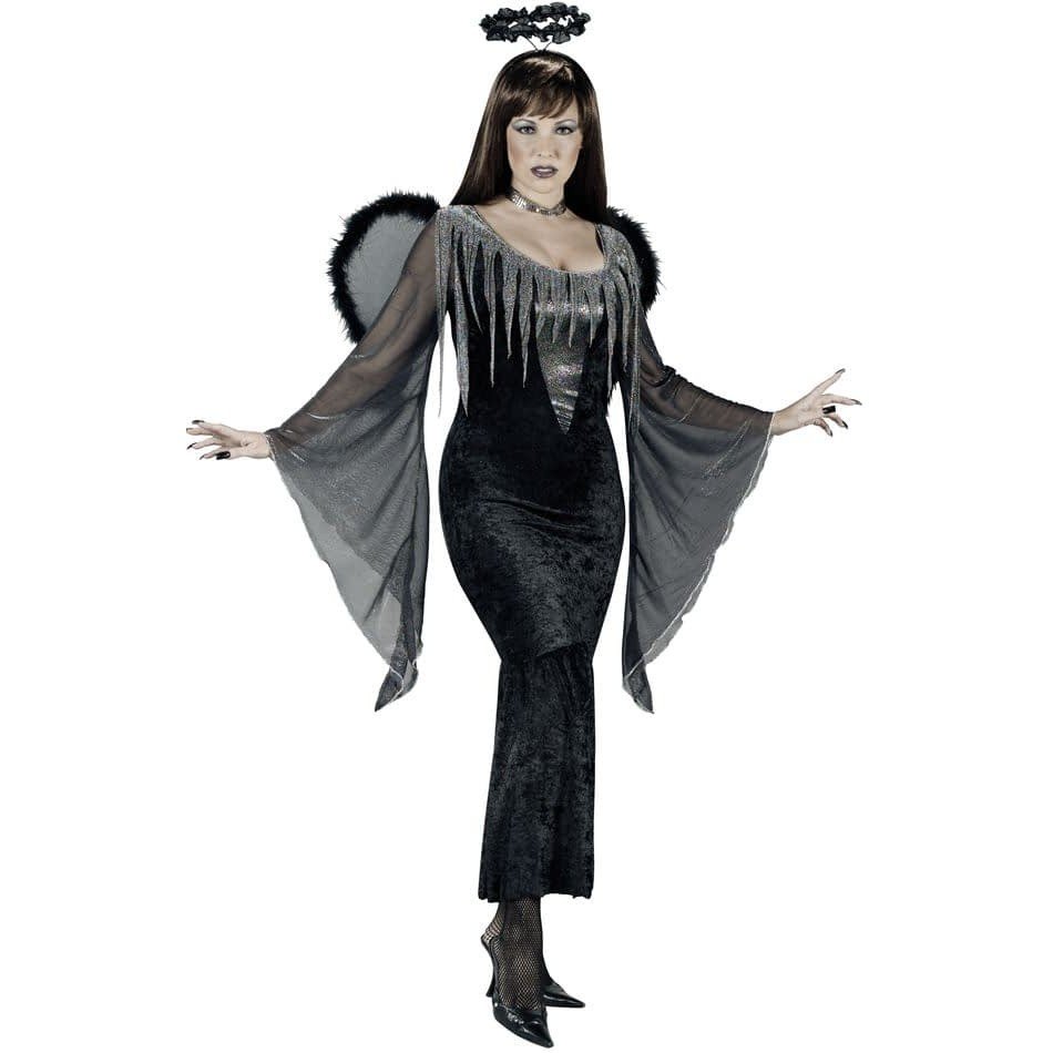 костюм ангела на хэллоуин с декором