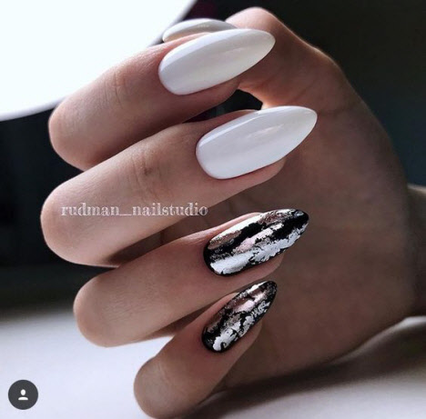 Красивый праздничный маникюр 2019