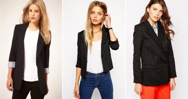 Черный пиджак – с чем носить и как создавать модные образы?