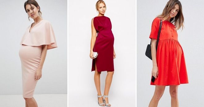 Образы для беременных весна 2019 платья