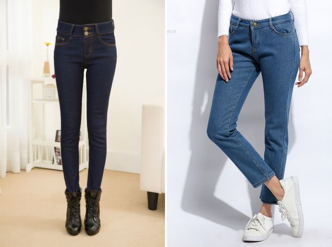 как выбрать зимние джинсы