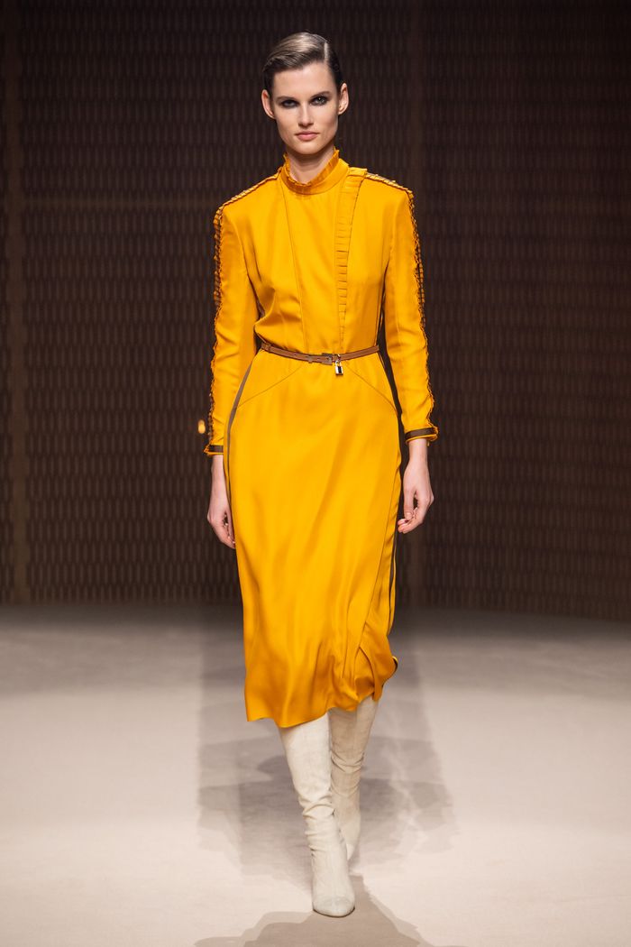 Модные цвета платьев осень-зима 2019-2020. Коллекция Hermès