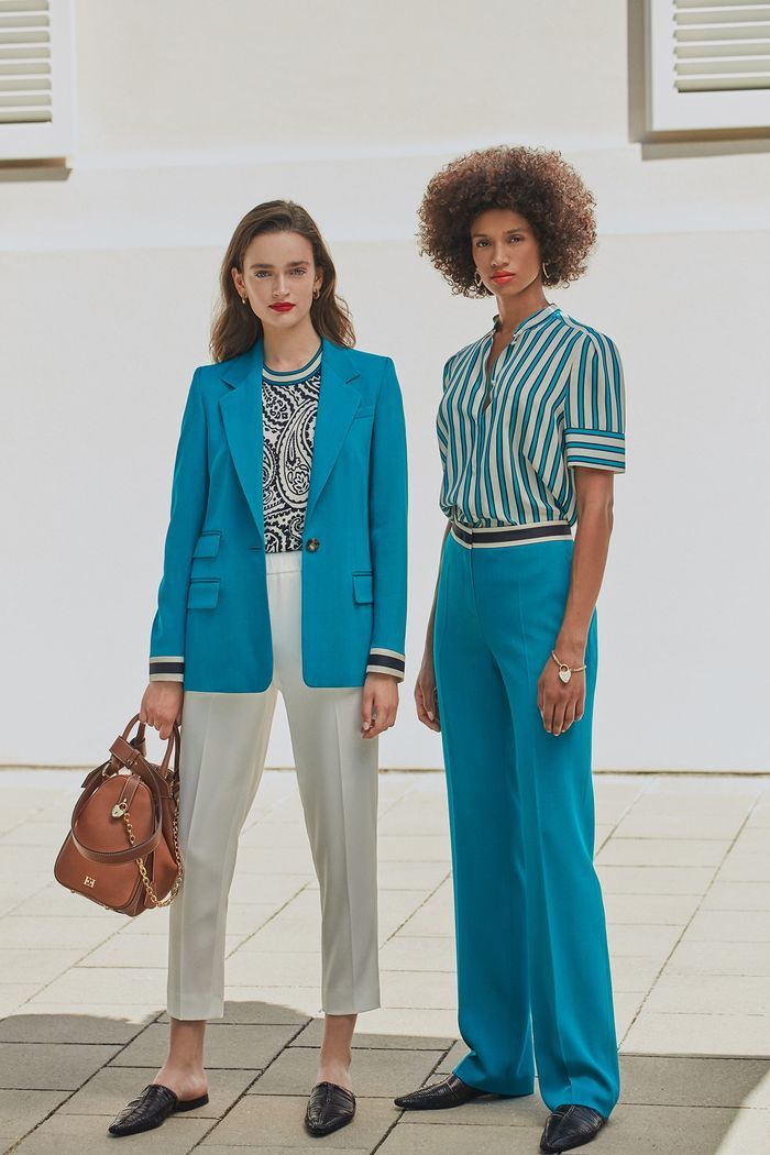 Модные цвета женских брюк 2020 года. Коллекция Escada