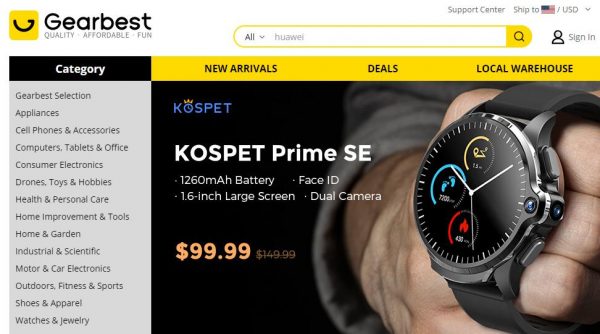 Gearbest shopping site