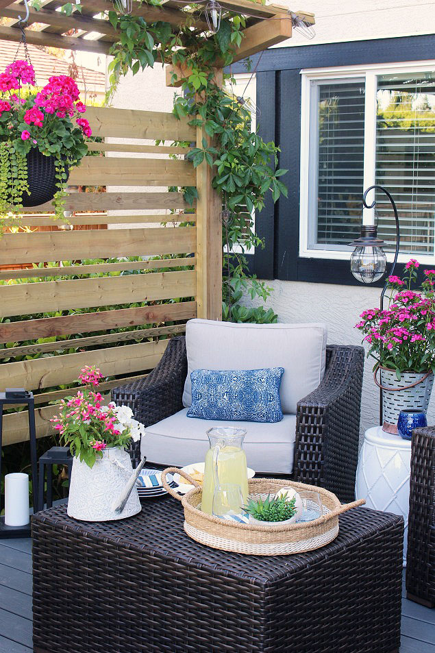 Beautiful summer backyard patio ideas. Take your living space outdoors!