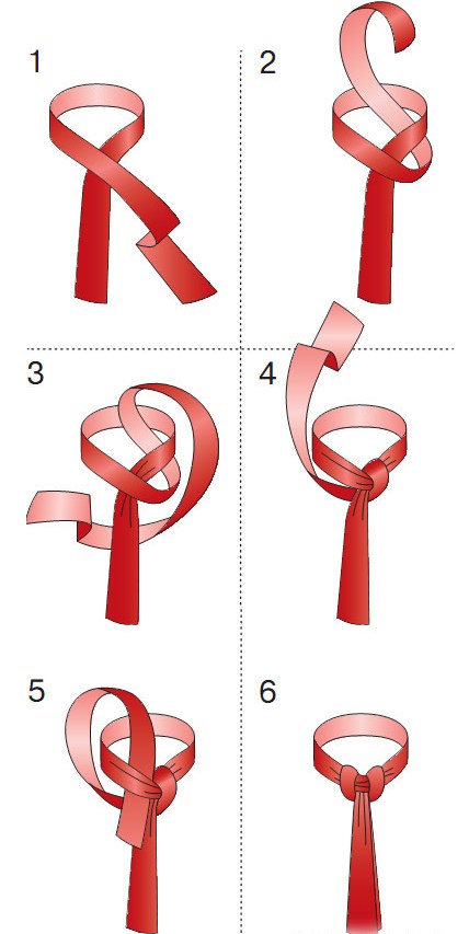 Как завязывать женский галстук