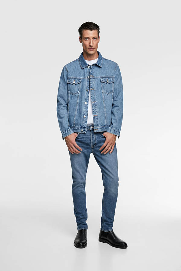 модные мужские джинсы Zara осень 2019