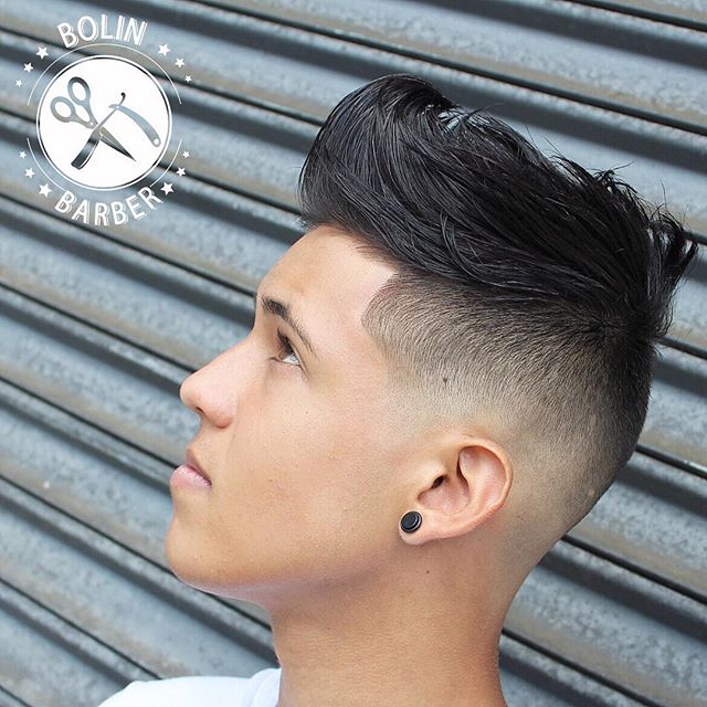 side part hairstyle for men