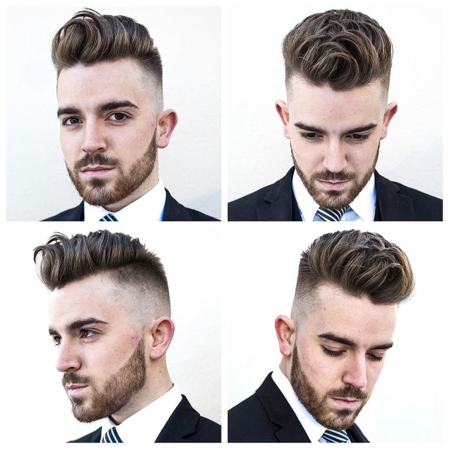 side part hairstyle for men