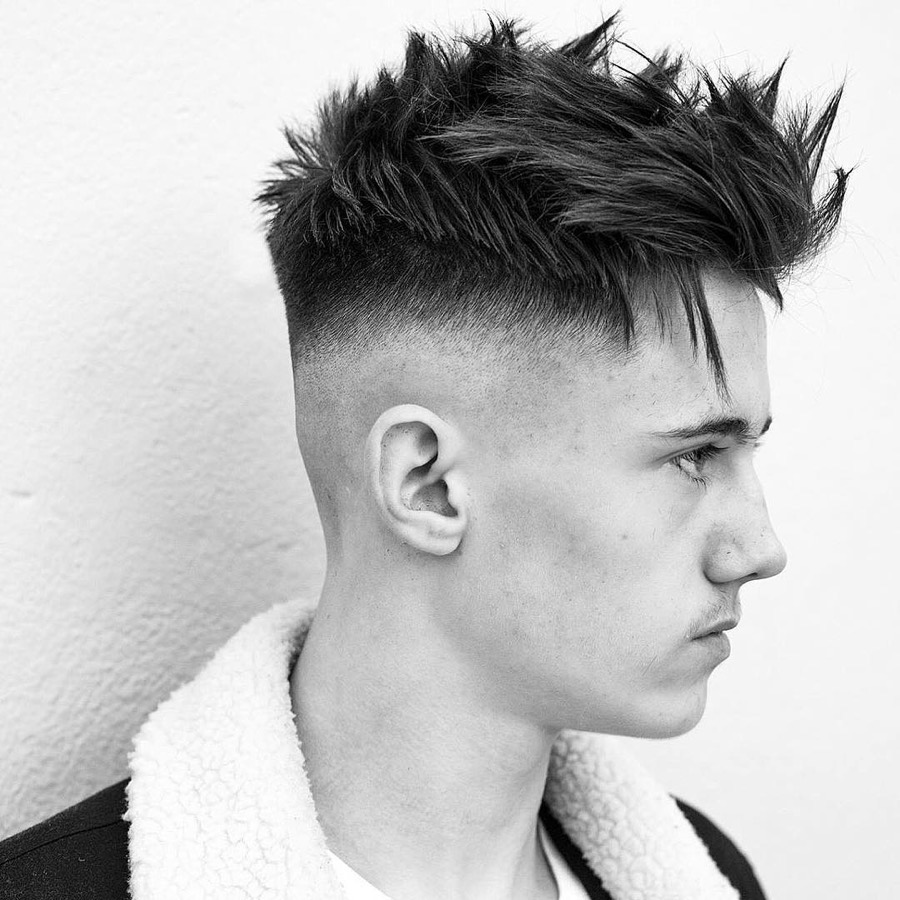 side part hairstyle for men