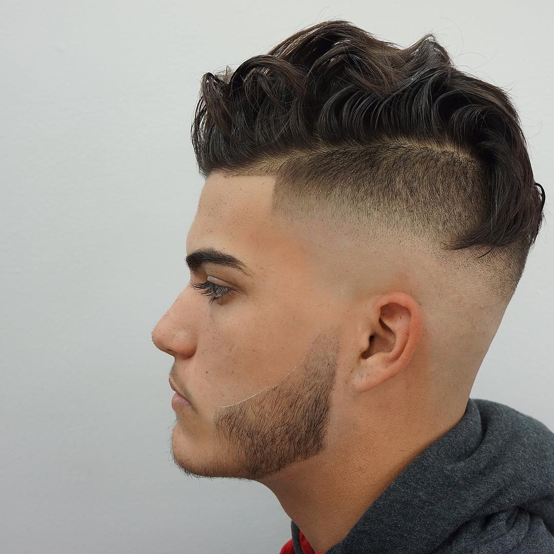 side part hairstyle for men