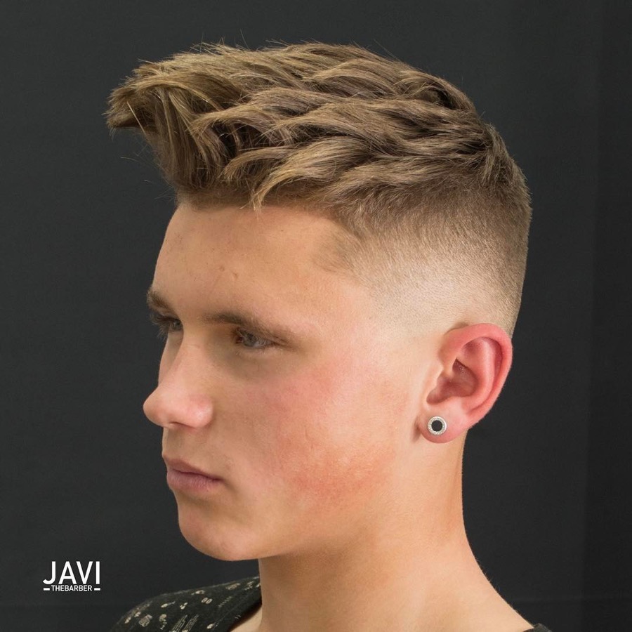 side part hairstyle for men