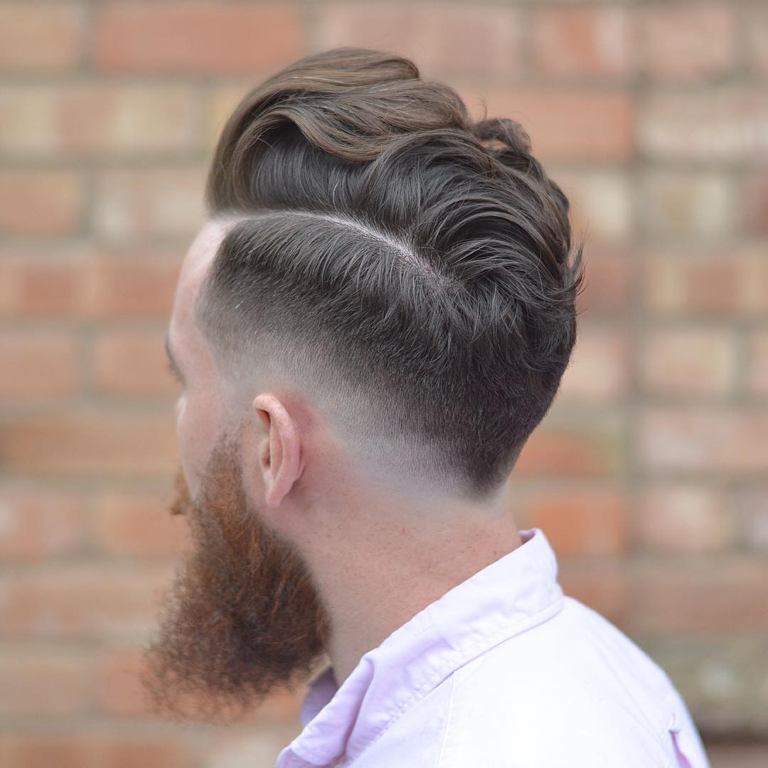 side part hairstyle for men