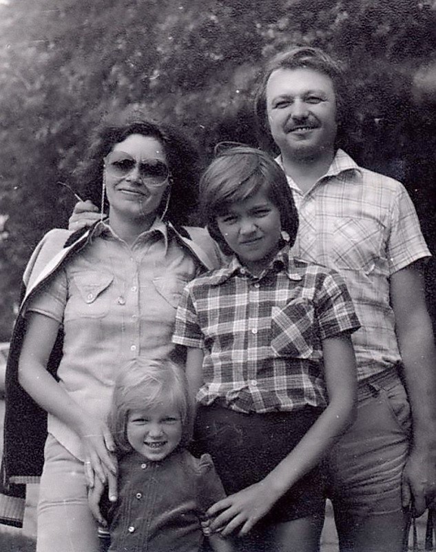 Семья Маликовых в 80-е годы