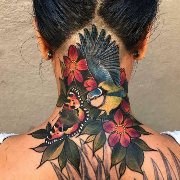 neck tattoos