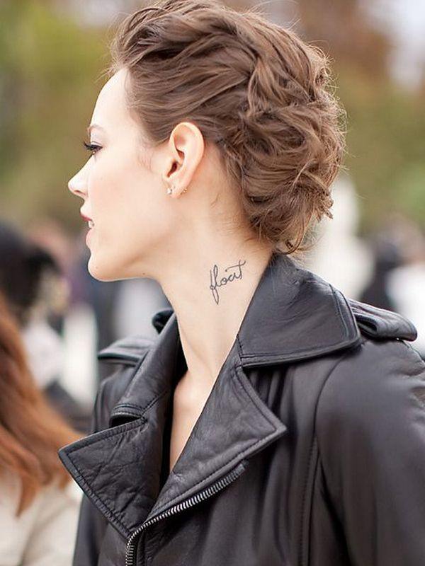 neck tattoo design