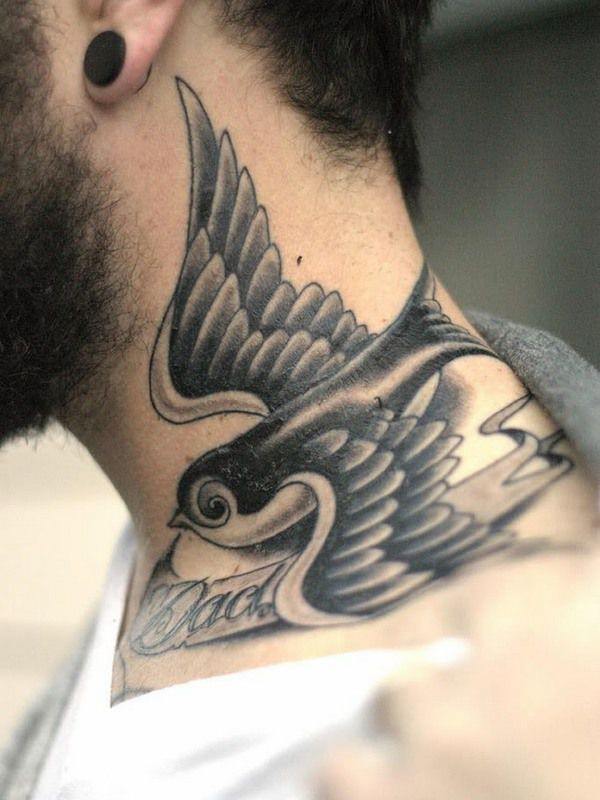 neck tattoo design